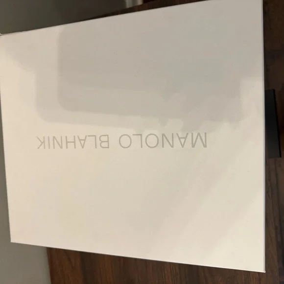 Manolo Blahnik Mukinka Ankle Boot | Black Polka Dot Mesh NEW Rare - Picture 9 of 9